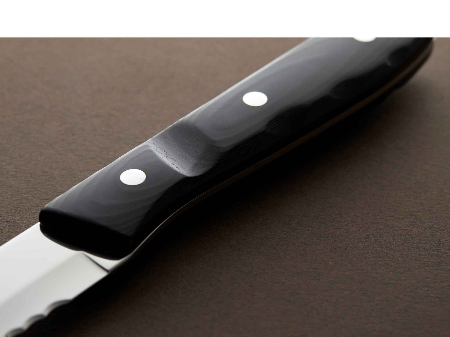 Old Farmer Micarta 4-Piece Steak Knife Set Black
