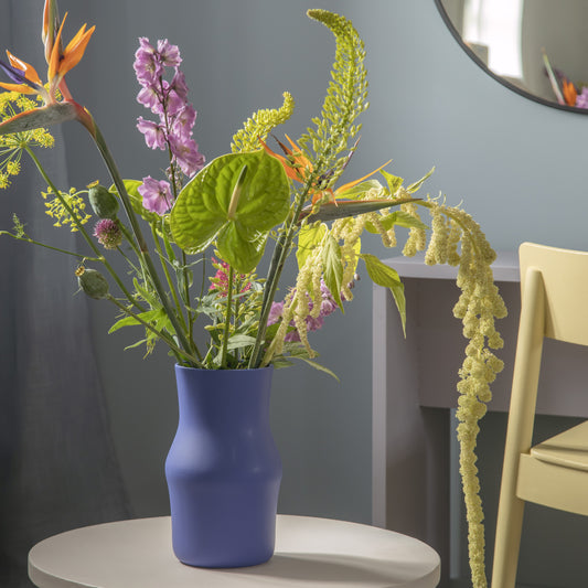 Dorotea Iris Blue Vase