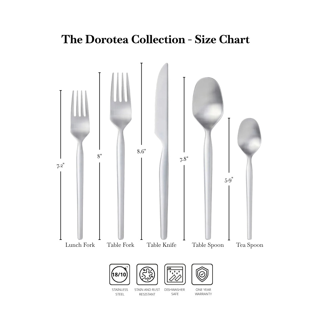Dorotea 5-Piece Cutlery Set
