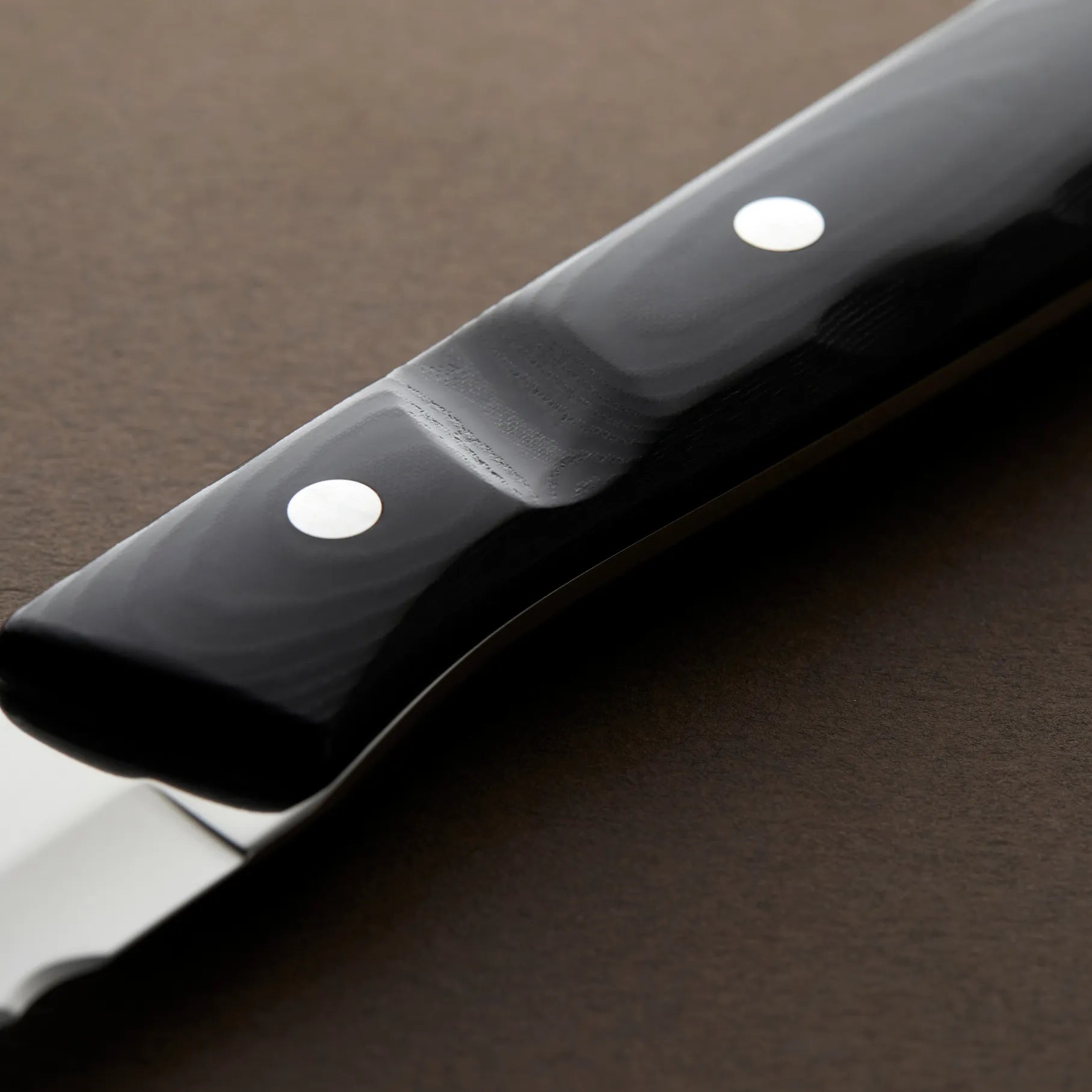 Old Farmer Micarta 4-Piece Steak Knife Set Black